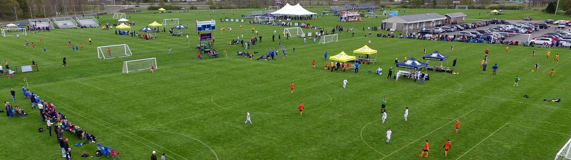 The field of play during the i88 Challenge